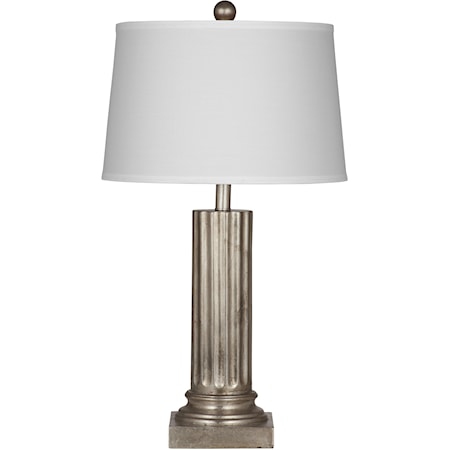 Pierce Silver Table Lamp